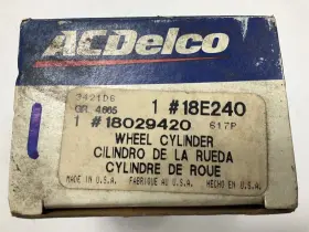 18E240-2 ACDELCO Drum Brake Master Cylinder Wheel Gm #3