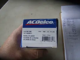 19235217 ACDELCO Drum Brake Master Cylinder Wheel Gm