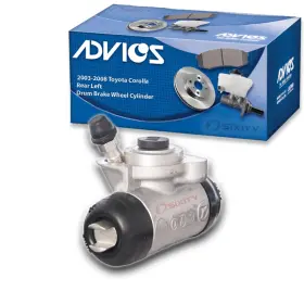 C744 ADVICS Rear Left Drum Brake Master Cylinder Wheel Toyota
