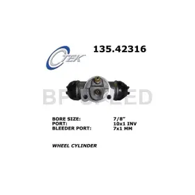 BPSPD241011016033 C-TEK Rear Drum Brake Master Cylinder Wheel #2