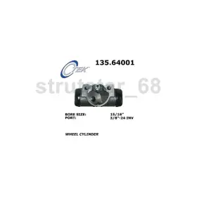 STTR241228009413 C-TEK Rear Drum Brake Master Cylinder Wheel #3