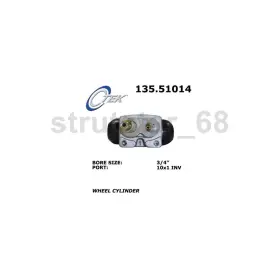 STTR241228073125 C-TEK Rear Drum Brake Master Cylinder Wheel #3