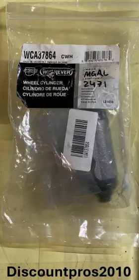 WCA37864 CARQUEST Rear Drum Brake Master Cylinder Wheel