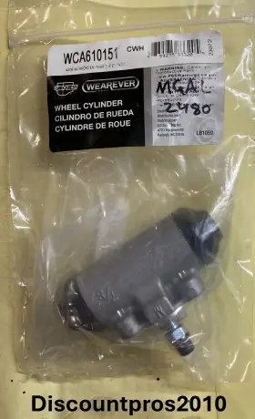 WCA610151 CARQUEST Rear Drum Brake Master Cylinder Wheel