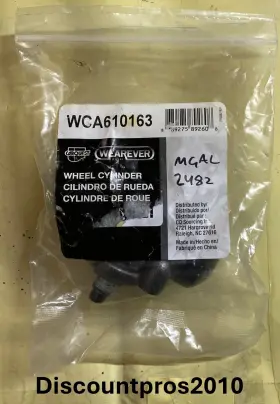 WCA610163 CARQUEST Rear Left Drum Brake Master Cylinder Wheel