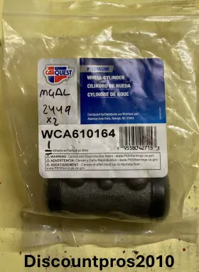 WCA610164 CARQUEST Rear Right Drum Brake Master Cylinder Ford