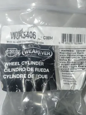 WCA3406 CARQUEST WEAREVER Drum Brake Master Cylinder Wheel