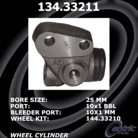134.33211 CENTRIC Transporter Drum Brake Master Cylinder #2