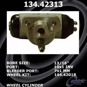134.42313 CENTRIC Rear Drum Brake Master Cylinder Wheel #2