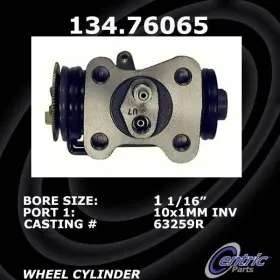 134.76065 CENTRIC Drum Brake Master Cylinder Wheel Rear Isuzu #2