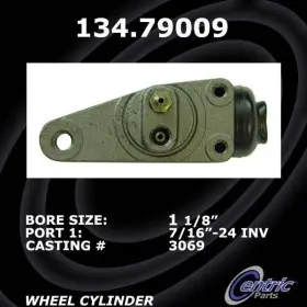 134.79009 CENTRIC Front Driver Upper Drum Brake Master Wheel #2