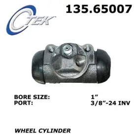 135.65007 CENTRIC Drum Brake Master Cylinder Wheel Tek Rear #2