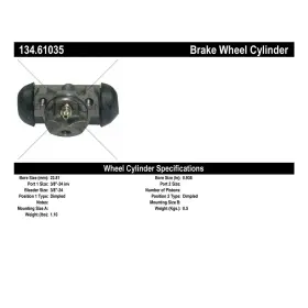 DDABMJ220241206114606A CENTRIC Rear Drum Brake Master Wheel #3