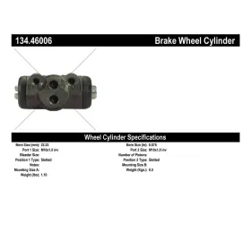 DDAHOD320241206114620B CENTRIC Rear Drum Brake Master Wheel #3