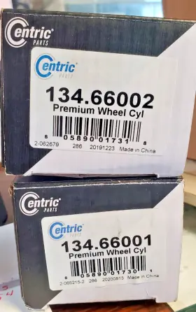 134.66001 CENTRIC PARTS Drum Brake Master Cylinder Wheel
