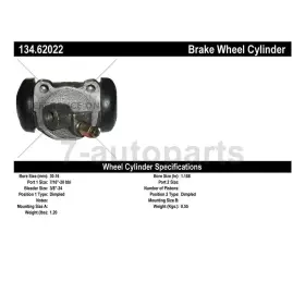 7ATS241223007121 CENTRIC PARTS Calais Front Left Right Drum #3