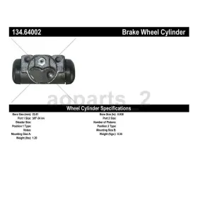 AOPARTS230601002451 CENTRIC PARTS Rear Drum Brake Master Ford #3