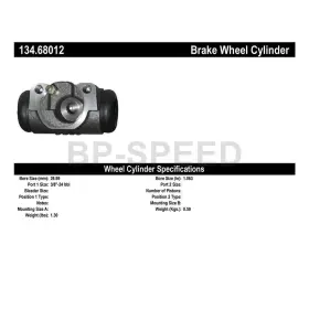 BPSPD2107011641331-CK CENTRIC PARTS Front Drum Brake Master #3