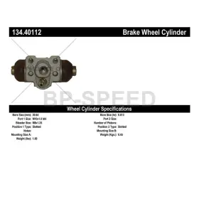 BPSPD240903054576 CENTRIC PARTS Rear Drum Brake Master Wheel #3