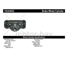 MOBY220706075777-CP CENTRIC PARTS Rear Drum Brake Master #3