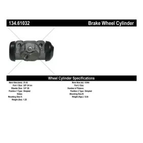 SUSP20211111A0138 CENTRIC PARTS Rear Drum Brake Master Wheel #3