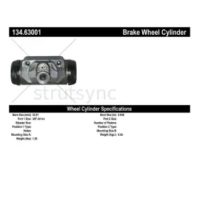 STCEHAA220241017120102B CENTRIC Rear Drum Brake Master Wheel #3