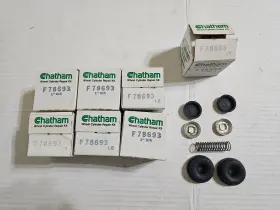 Chatham F78693 Lot Of 7 Nos 1 Inch Wheel Cylinder Kits 72 - 76 Ford See Desc Fit Chatham F78693 Lot Of 7 Nos 1 Inch Wheel Cylinder Kits 72 - 76 Ford See Desc Fit