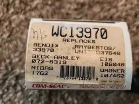 WC13970 CONI-SEAL Drum Brake Master Cylinder Wheel Toyota Geo