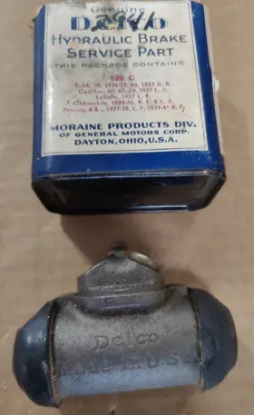 520C DELCO Nos Brake Master Cylinder Wheel Caddy Buick Olds 520C DELCO Nos Brake Master Cylinder Wheel Caddy Buick Olds