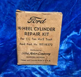 Ford 91t-18372 Wheel Cylinder Repair Kit Nos With Original Box Part 1939-40 Truck