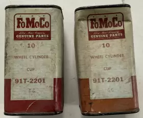 Ford 91t-2201 Fomoco Wheel Cylinder Cups #91t-2201 2 X Original Sealed Containers