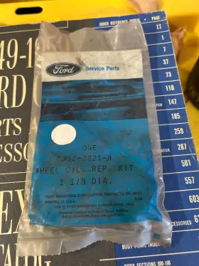 C3OZ-2221-B FORD Nos Brake Master Cylinder Repair Kit