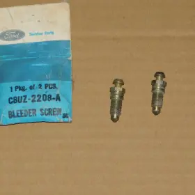 C8UZ-2208-A FORD Wheel Cylinder Bleeder Screws Nos #2