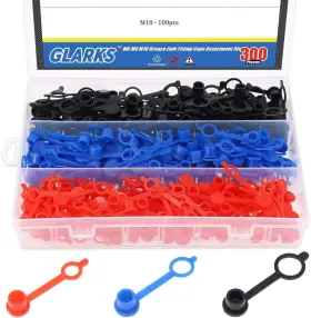 GLLAYZT-300 GLARKS Grease Zerk Fitting Caps M6 M8 M10