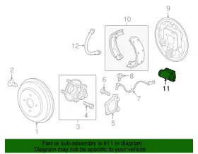 42403481 GM Rear Drum Brake Master Cylinder Wheel #3