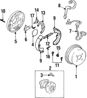 94857027 GM Wheel Cylinder Prizm