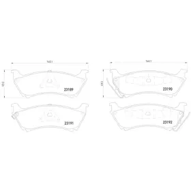 355008671 HELLA-PAGID Disc Brake Pad Set