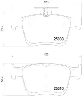 Hella-pagid 355020271 Rr Disc Brake Pads Hella-pagid 355020271 Rr Disc Brake Pads