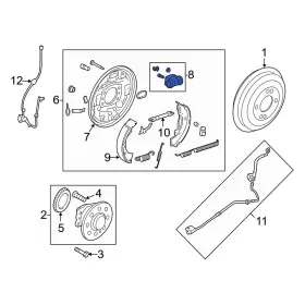 583301R000 HYUNDAI OE Rear Drum Brake Master Cylinder Wheel