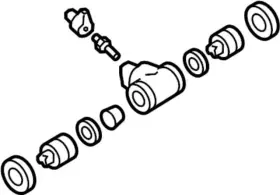 4410037G12 INFINITI Wheel Cylinder