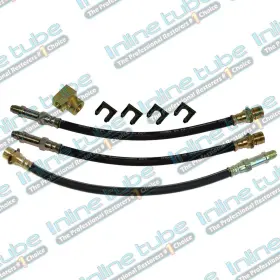 OPH1035A INLINE TUBE Front Rear Drum Brake Line Rubber Hose