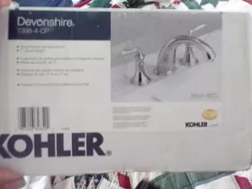 T398-4-CP KOHLER/DEVONSHIRE Box Deck Mount Bath Faucet Lever
