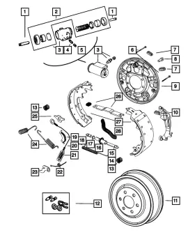 04313056 MOPAR Wheel Cylinder #3