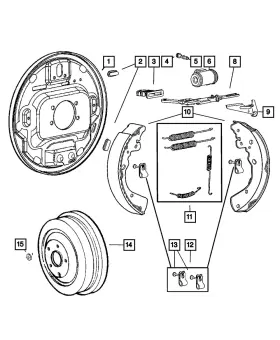 68003578AA MOPAR Wheel Cylinder Dakota