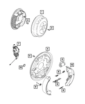 68654862AA MOPAR Wheel Cylinder