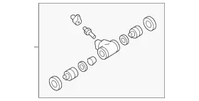 44100-3HA0C NISSAN Cylinder Rear Wheel #2