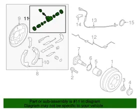 44100-3HA0C NISSAN Cylinder Rear Wheel #3