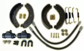 Pirate Mfg Kt-1032 Complete Rear Brake Shoe Rebuild Kit For 1968-1979 Bug Type 1 With Irs