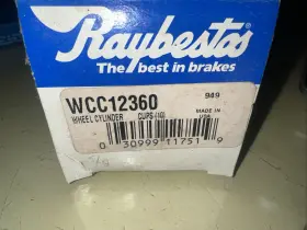 WCC12360 RAYBESTOS Drum Brake Master Cylinder Wheel Cup