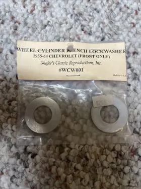 Shafer S Classic Reproductions Inc. Wcw001 1955-1964 Chevrolet Wheel Cylinder French Lockwasher New